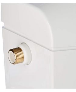 Geberit Cassetta Scarico WC Esterna Bianco - 40x14x44 cm - Doppio Tasto