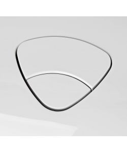 Geberit Cassetta Scarico WC Esterna Bianco - 40x14x44 cm - Doppio Tasto