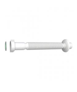 Idrobric Canotto Flessibile Estensibile Bianco 1'1/4 x 32 con Ghiera