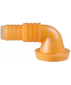 Portagomma Curvo diam. 32 mm in Plastica per Tubi �20/25 mm Giardino
