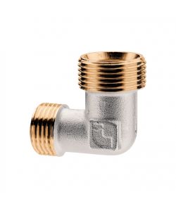Idrobric Gomito a Compressione per Tubo Rame 1/2' - Attacchi Maschio MM
