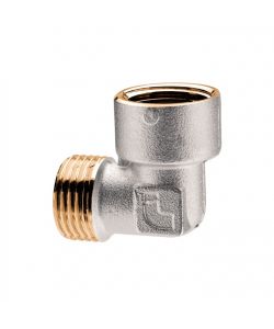 IDRO BRIC Gomito a compressione per tubo rame 1/2' arancione
