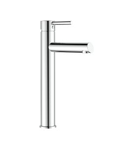Rubinetto London lavabo alto cromo monocomando ottone 35 mm risparmio acqua