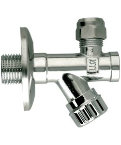 Idro Bric Rubinetto Sottolavabo Cromato con Filtro Integrato 1/2 x 3/8