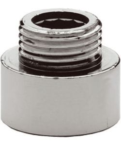 Raccordo nipple ottone cromato piccolo per impianti gas e riscaldamento