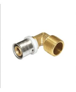 IDRO BRIC Gomito Maschio 1/2x20 A Pressare per Multistrato - Idraulica