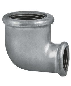 Idrobric Curva Ridotta in Ghisa 3/4' F x 1/2' F per Impianti Acqua e Gas