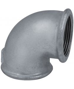 Idro Bric Gomito in Ghisa 3/8' FF 90� per Impianti Acqua e Gas