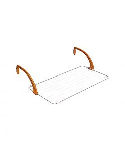 Framar Stendino da Balcone Open Air 10m Acciaio - Stenditore Resistente 105x55cm