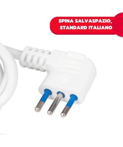 Poly Pool Prolunga Elettrica Bianca 5m con Interruttore di Sicurezza