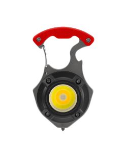 Poly Pool Torcia LED Ricaricabile 5W IP44 Multifunzione Nero Rosso