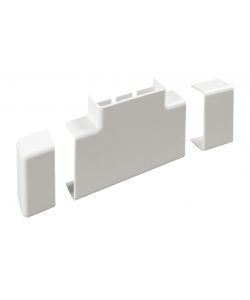 POLY POOL Giunto a T per canale 60x20mm bianco 3 vie certificato IMQ