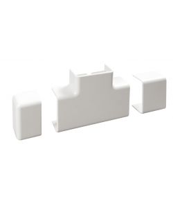 POLY POOL Giunto a T per canale 40x20 mm bianco 2 vie IP40 1 pz