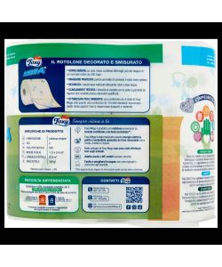 Foxy Carta Igienica Mega Decorata 4 Rotoli 2 Veli Bianco 8000 Fogli