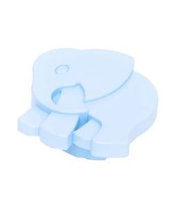 Pomolo Elefante Plastica Azzurro