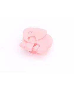 Pomolo Elefante Plastica Rosa