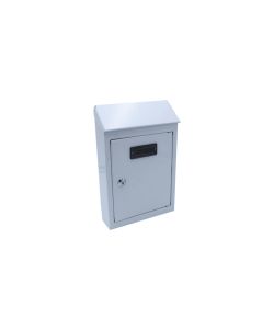 Cassetta Postale Small Bianco 200x300x60 mm Lamiera Elettrozincata