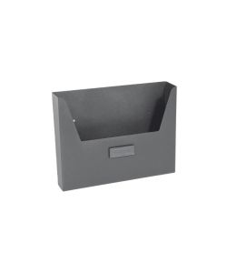 Cassetta Porta Pubblicit� Antracite 255x340x50 mm in Acciaio Verniciato