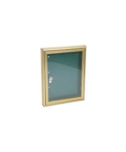 Alluminio Bacheca Portachiavi e Portavvisi Bronzo 297x380x40 mm