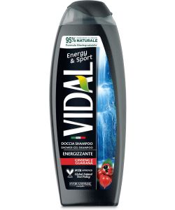 Vidal Docciaschiuma Energy & Sport 250ml, Ginseng e Guaran�, Idratante