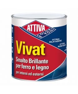 Smalto Sintetico 0,750 027 Rosso Vivo Vivat Attiva