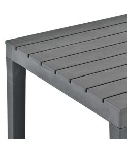 Ipae Progarden Tavolo Componibile Bali - Quadrato Antracite 78x78 cm