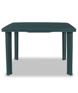 Ipae Progarden Tavolo da Giardino Faretto in Resina - Verde - 101x68 cm