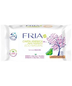 Fria Carta Igienica Salviette umide Eco Natural Pz50