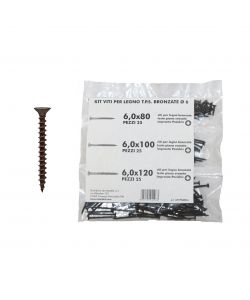 Kit viti tps br 6x80-100-120 pz 75