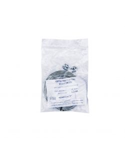 Masidef Kit Porte Basculanti Fune Acciaio Zincato 4mm 2,5m Gancio a T