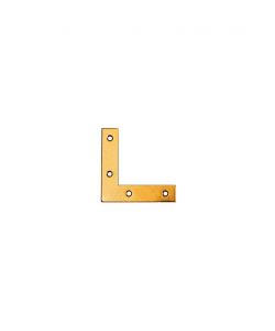 Mobila Angoli di Rinforzo Acciaio Zincato Giallo 40x40 mm 4 pz