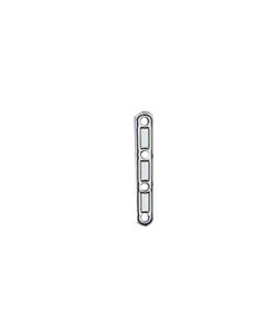 Lastrine diritte Inox 79 x 15 mm. - 4 pz.