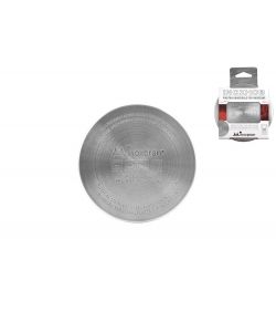 INOXPRAN Piastra Universale Induzione Acciaio Inossidabile 12 cm Grigio