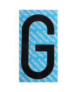 Lettera Adesiva Nera Serie T80 G Letterfix