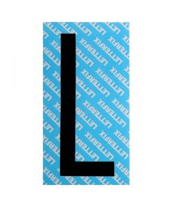 Lettera Adesiva Nera Serie T80 L Letterfix
