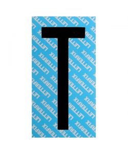 Lettera Adesiva Nera Serie T80 T Letterfix