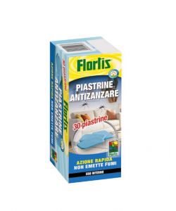 Flortis Piastrine Antizanzare - 30 Pezzi