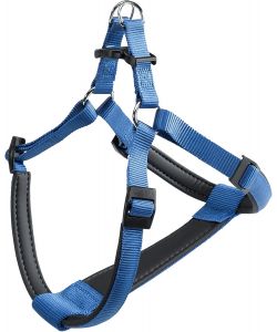 Ferplast Pettorina Cane Imbottita Regolabile Blu Taglia Media 53-61 cm