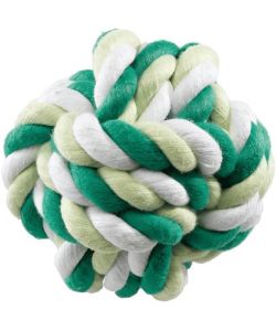 Ferplast Gioco pallina in corda di cotone intrecciata 8 cm per cani
