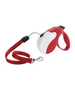 Guinzaglio Amigo Cord M Rosso/Bianco