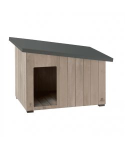 Ferplast Cuccia Cane Argo in Legno con Tetto Apribile 95,5x62,5 cm