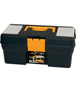 ArtPlast Cassetta portautensili 39,2 cm nera con 2 portaminuterie