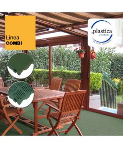 Art Plast Piastrella Polipropilene Verde - 40x40 cm