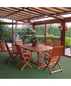 Art Plast Piastrella Polipropilene Verde - 40x40 cm