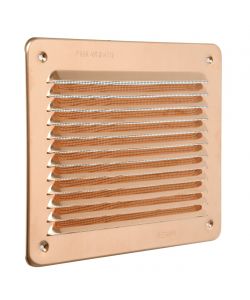 Griglia Rame Rettangolare 193x165 mm con Rete Antinsetti