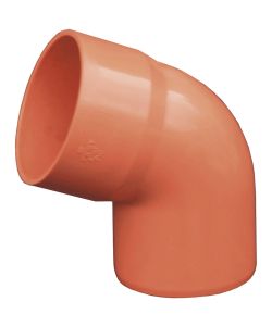 CURVA 67� PVC ARANCIO D.100 MM PER GRONDA GIUNZIONE ACQUA