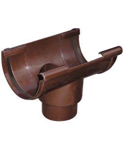 Giunto PVC Marrone con Scarico 25 cm per Acque Meteoriche