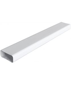 La Ventilazione Tubo Aerazione Canalizzata PVC 150x70 mm Bianco 1 m