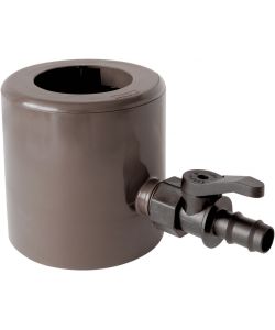 Recuperatore Acqua Piovana d. 63-80-100 mm con Parafoglie e Valvola Portagomma
