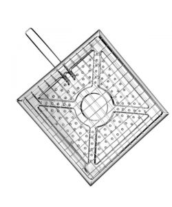 Graticola Polenta Cm 25X25 Gnali